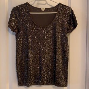 J Crew sequin T-shirt